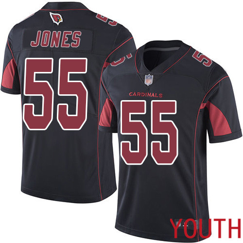 Arizona Cardinals Limited Black Youth Chandler Jones Jersey NFL Football #55 Rush Vapor Untouchable->arizona cardinals->NFL Jersey